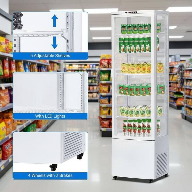 10.9 Cubic Foot Commercial Display Cabinet