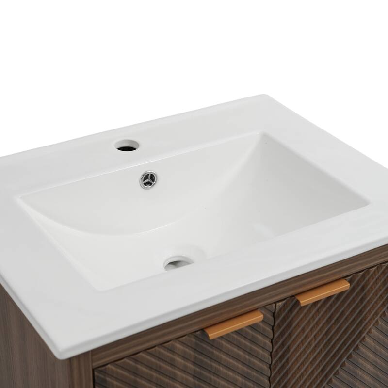 Christopher Knight Home - Seaford 24" Bathroom Vanity with Sink Combo & Single Faucet Hole