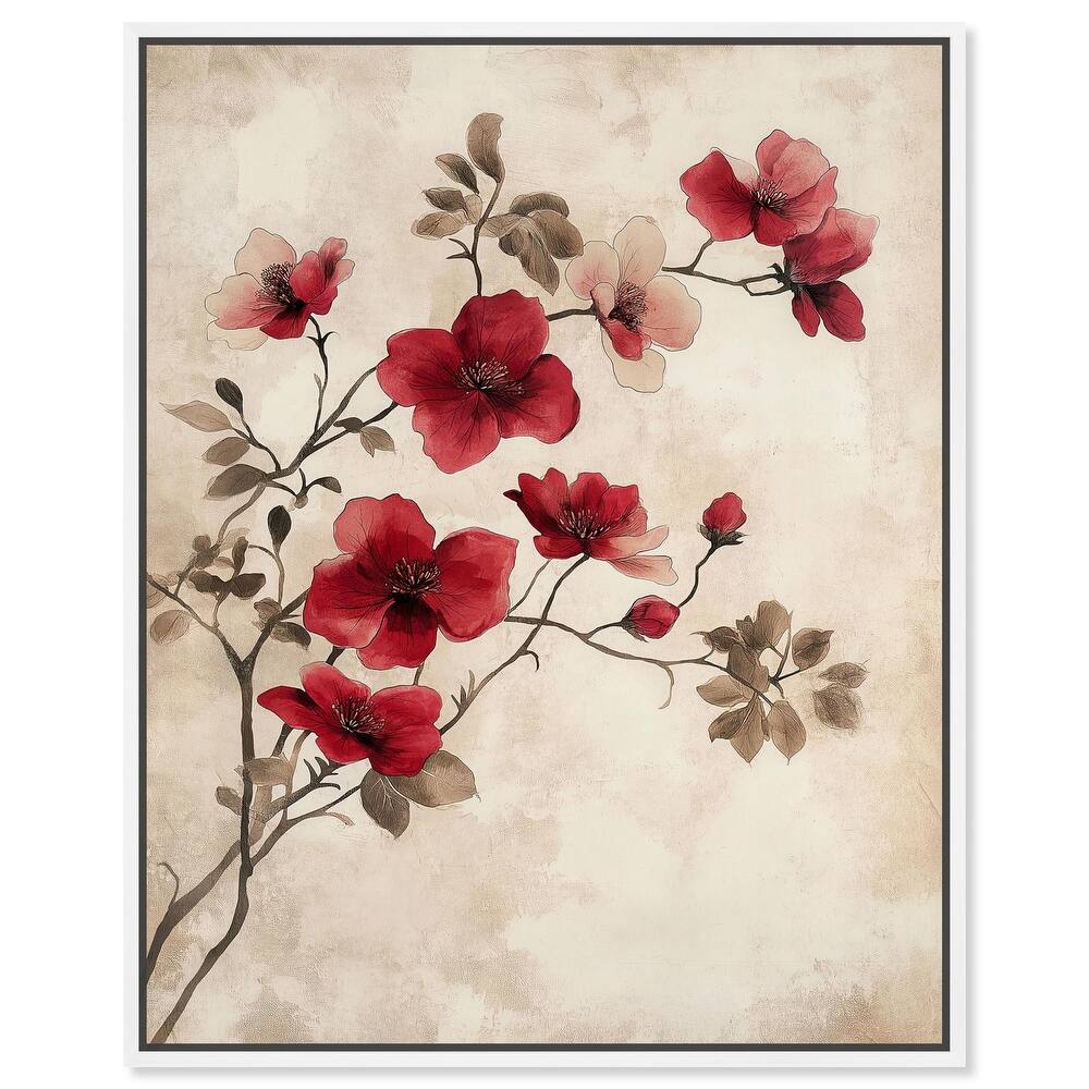 Cherry Bloom Canvas by Art Remedy