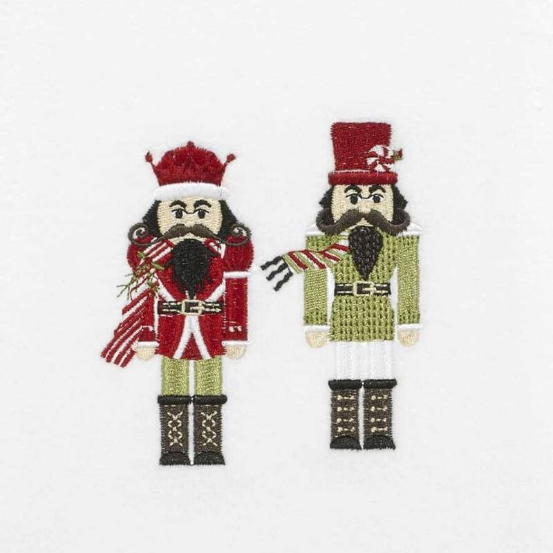 Avanti Peppermint Nutcracker 2-Pack Hand Towel