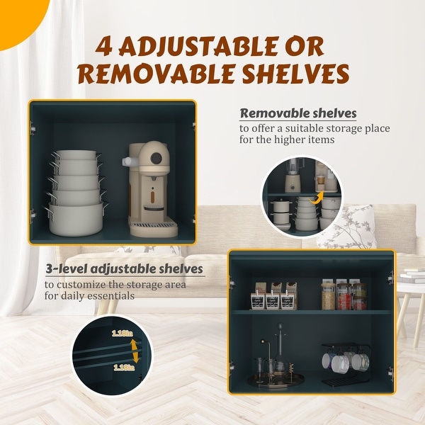 【上品】 Kitchen VEIKOUS Pantry Framed with Cupboard Cabinet Storage 冷蔵庫