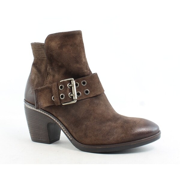 Shop Miz Mooz Womens Bubbles Brown Leather Ankle Boots EUR 40 - On Sale - Free Shipping On ...