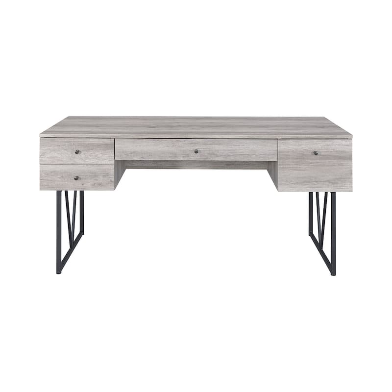 Analiese Farmhouse 63-inch 4-Drawer Writing Desk