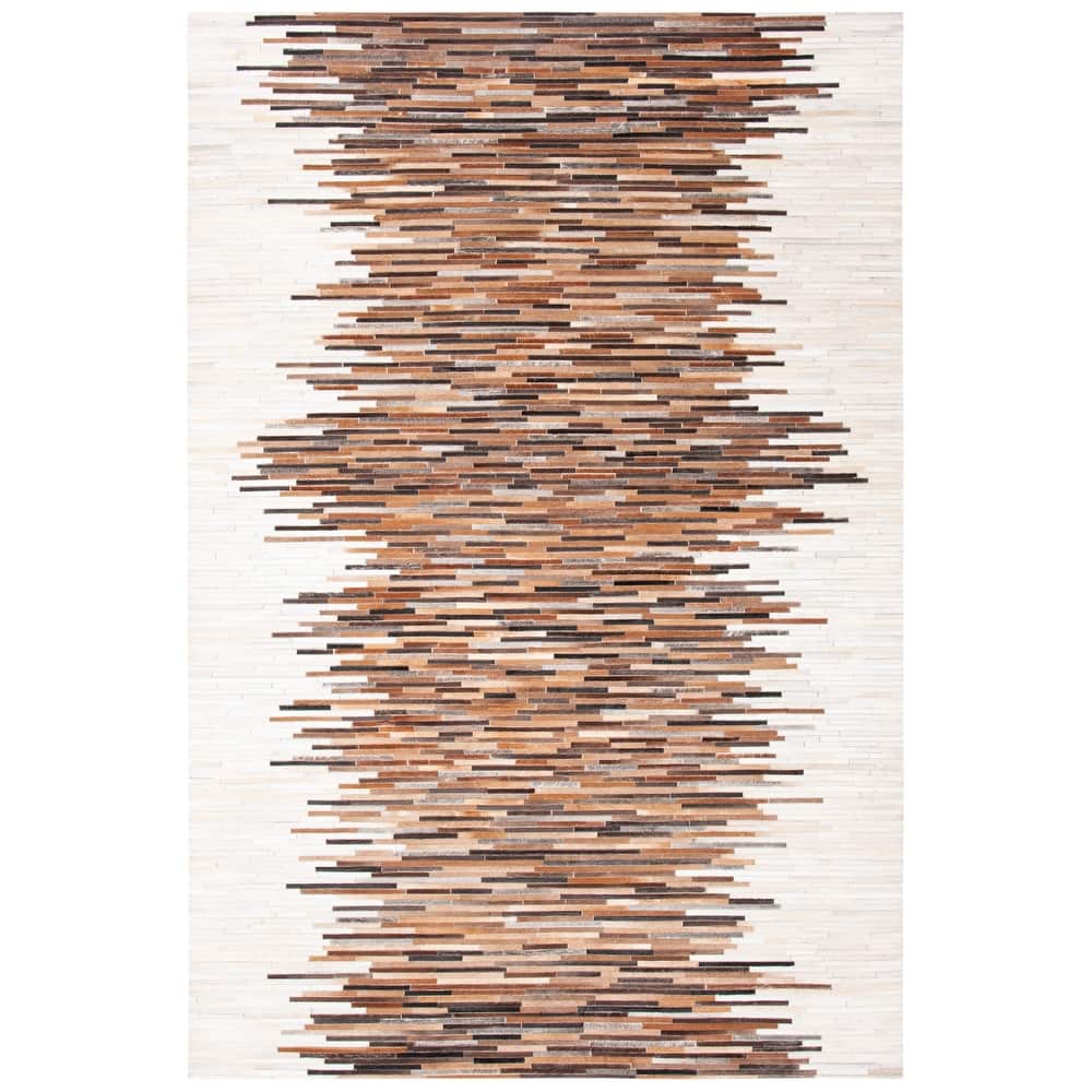 SAFAVIEH Handmade Studio Tobi Natural Hide Leather Rug