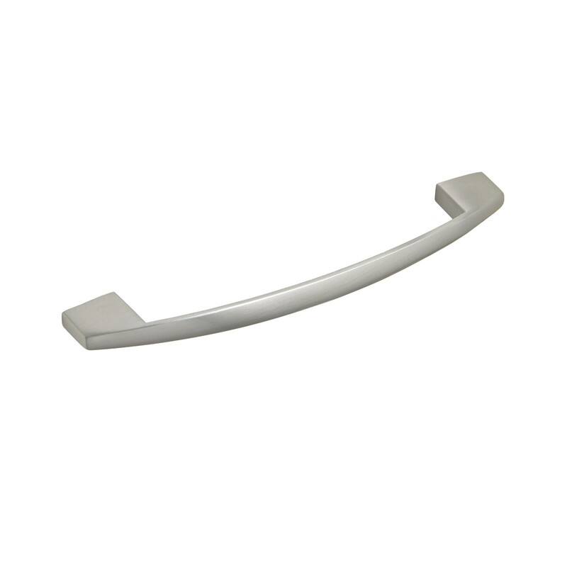 Utopia Alley Apollo Pull Handle - Decorative Cabinet Drop Pull Handles for Cabinets, Brushed Nickel, 5.0" Center to Center