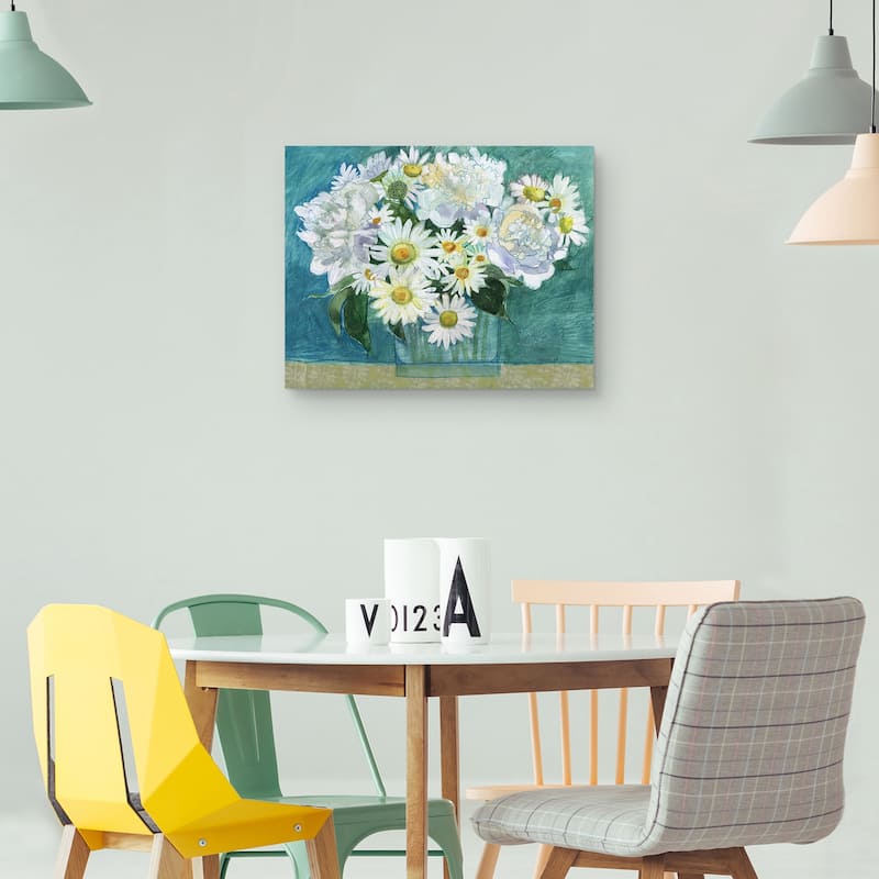 Mixed Whites by Maret Hensick Canvas Art Print