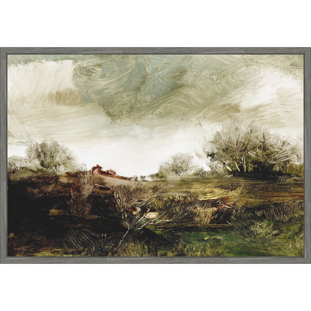 Hound Tor by Dan Hobday (33 x 23 in.), Framed Canvas Wall Art Print