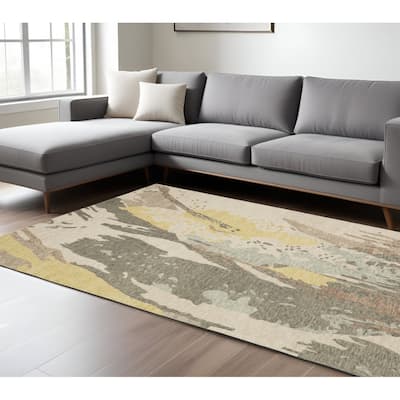 HomeRootsAbstract Modern Rectangle Area Rug