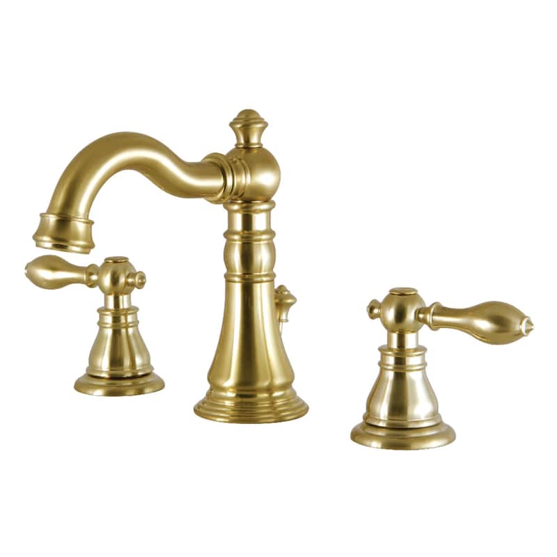 American Classic Widespread Bathroom Faucet - Brushed Brass
