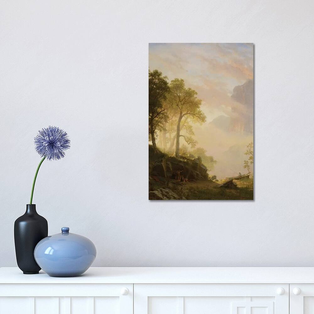 iCanvas "The Merced River in Yosemite, 1868 " by Albert Bierstadt Canvas Print