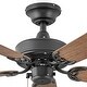 preview thumbnail 4 of 8, Hinkley Cabana Outdoor Ceiling Fan - Matte Black - 36"