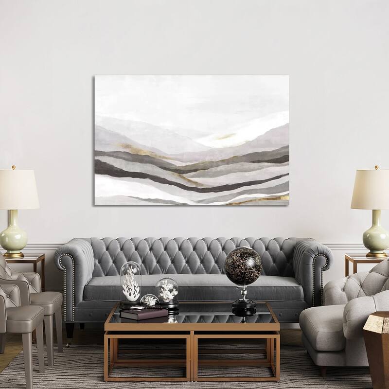 iCanvas "Far Away Land II Neutral Version " by Eva Watts Canvas Print
