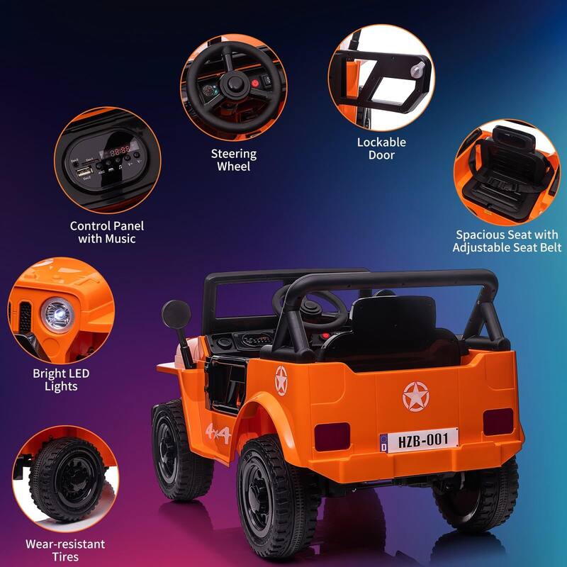 12V Electric Ride On Truck Car with Remote Control