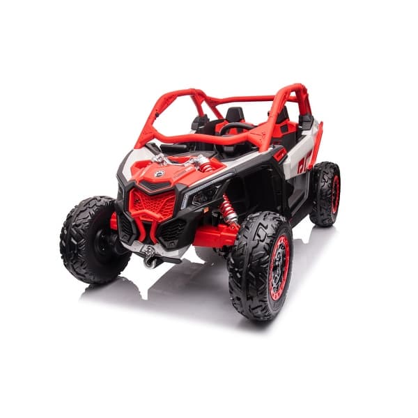 slide 2 of 5, Can Am Maverick UTV 24v 2-Seater Red