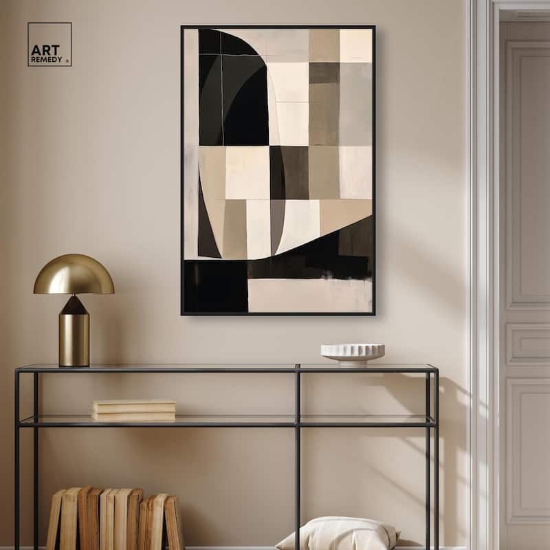 Modern Shapes II Canvas by Art Remedy