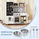 preview thumbnail 8 of 8, Gymax Play Kitchen Toy Set w/ Chalkboard Oven Sink Faucet Stove Water