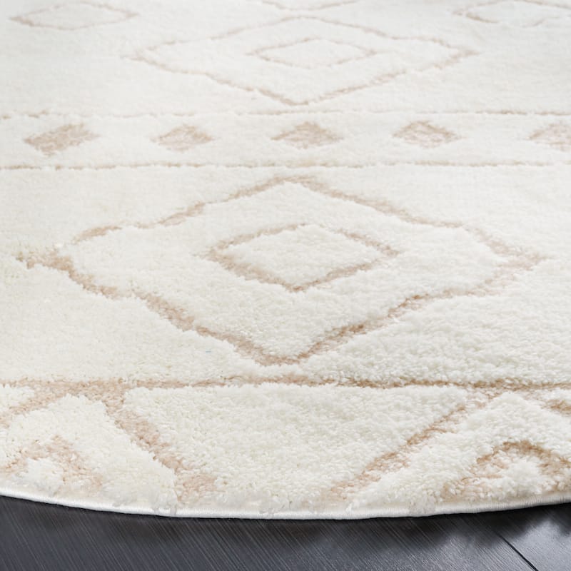 SAFAVIEH Sparta Shag Zetta Geometric Rug