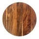 preview thumbnail 8 of 10, Acacia Wood Serving Tray with Metal Base
