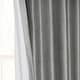 preview thumbnail 60 of 81, Exclusive Fabrics Textured Faux Dupioni Silk Thermal Blackout Curtains (1 Panel)