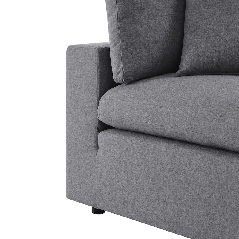 Commix 5-Piece Sunbrella® Outdoor Patio Armless Sectional Sofa