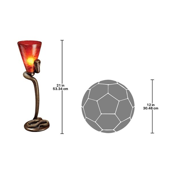 Design Toscano Uraeus Egyptian Cobra God Altar Lamp Uraeus - Third