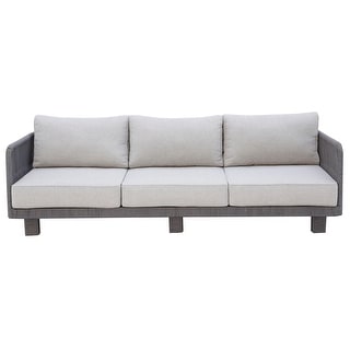 Cancun Outdoor Patio Furniture Sofa Durable Aluminum Frame