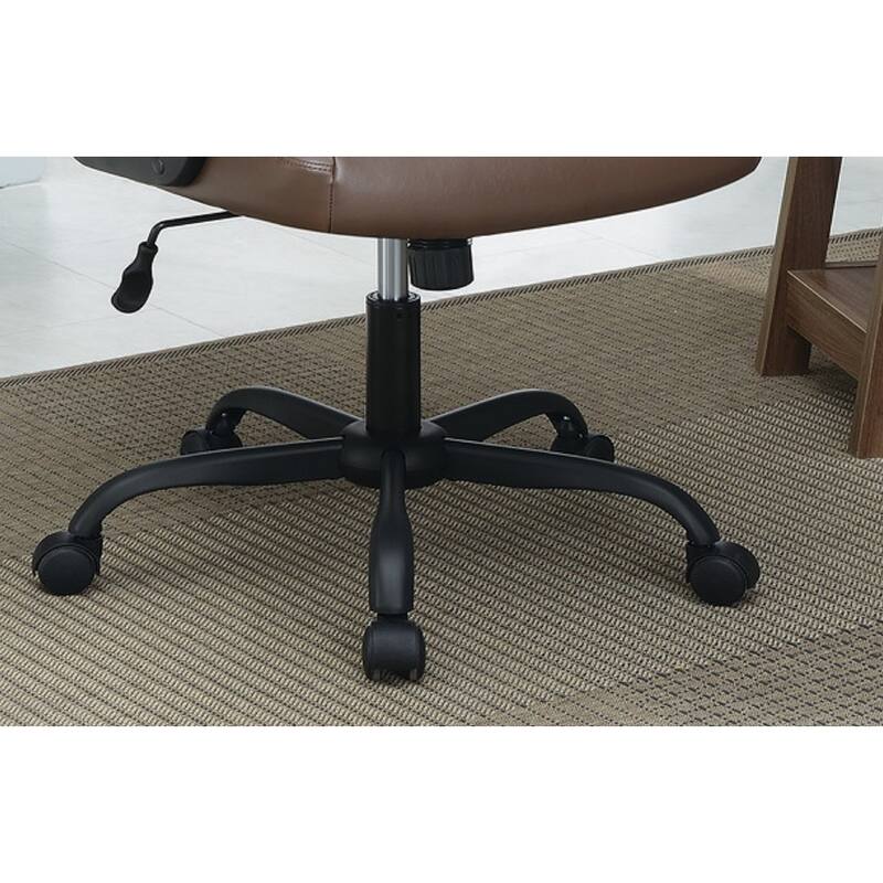 Relax Cushioned Adjustable Office Chair with Upholstered Seat and Back ,Comfort for Home & Desk