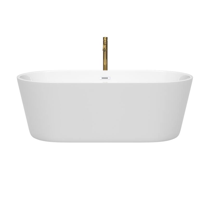 Wyndham Collection WCOBT101567ATP11-XX Carissa CD 67" Free Standing