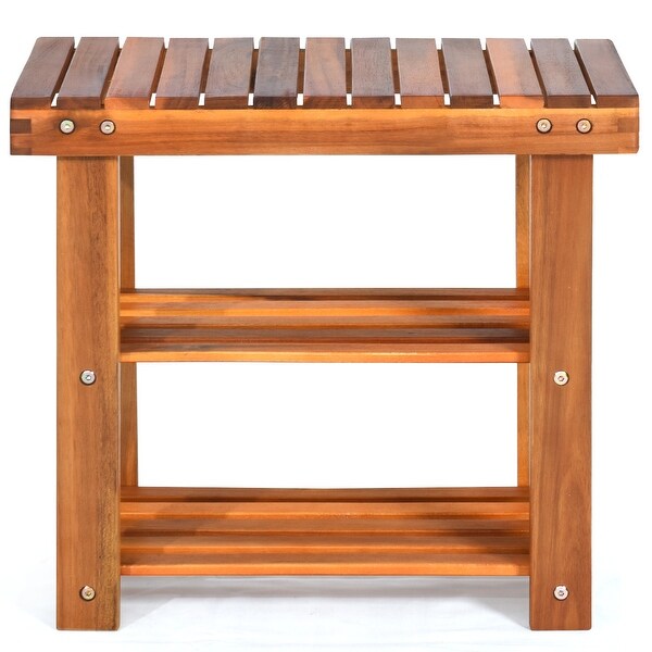 Outdoor wooden sales shoe rack