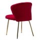preview thumbnail 41 of 105, Luna Modern Glam Upholstered Tufted Back Side Accent Dining Chair with Small Base by HULALA HOME