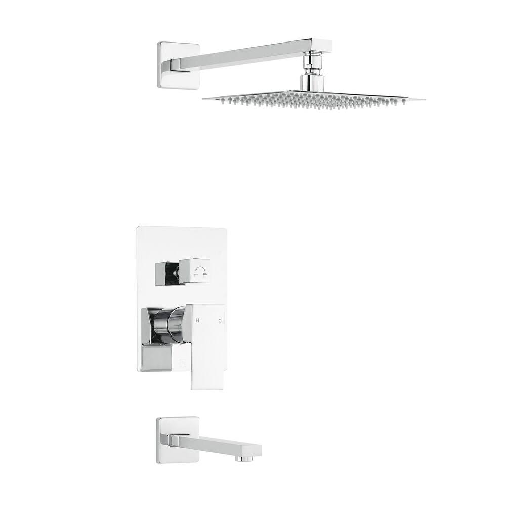 Swiss Madison SM-STF01 Concorde Tub and Shower Trim Package with 1.8