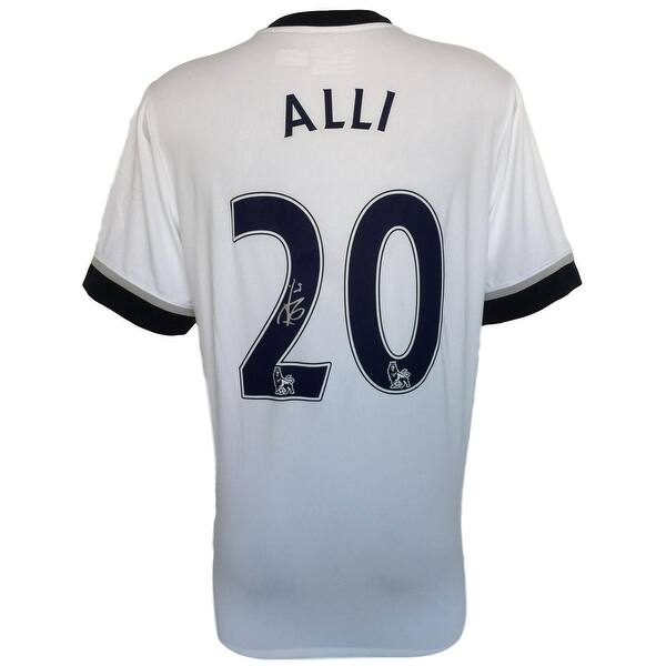Shop Dele Alli Signed 2015 16 Tottenham Hotspur Home Soccer Jersey Icons Overstock 19562496