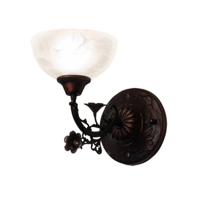 Meyda Tiffany 225841 10" Tall Wall Sconce - Mahogany Bronze