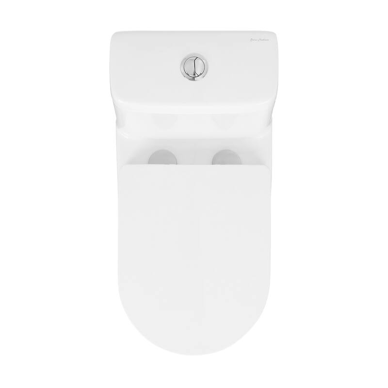 Bron One-Piece Elongated Toilet Dual Vortex Flush 1.1/1.6 gpf