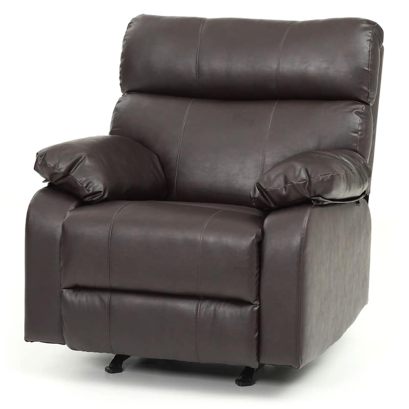 Manny Faux Leather Rocker Recliner