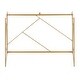 preview thumbnail 11 of 28, Silver Orchid Sala Desk in Metal & Wood