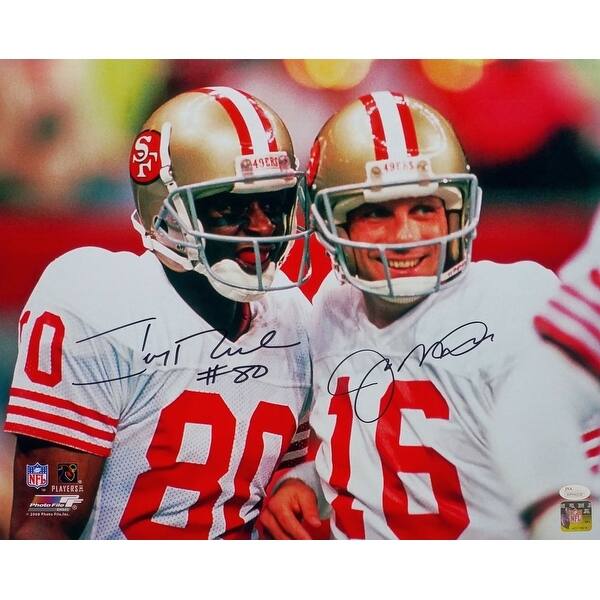Shop Joe Montana Jerry Rice Signed San Francisco 49ers 16x20 Photo Jsa Overstock 16107761