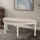 preview thumbnail 6 of 12, Linen Upholstered Bench