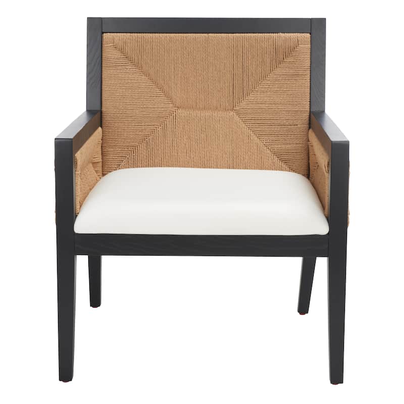 SAFAVIEH Couture Emilio Woven Accent Chair - 25 in. W x 26 in. D x 31 in. H