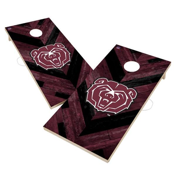slide 2 of 6, Missouri State University Bears Cornhole Board Set 16 Years and Up