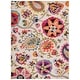 preview thumbnail 44 of 48, SAFAVIEH Monaco Sanny Boho Rug 8' x 11' - Ivory/Multi - Rectangle