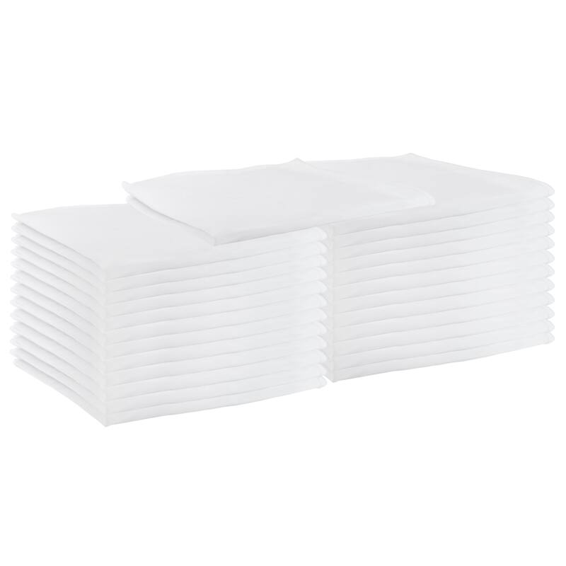 Arkwright Home 20x20 Solid Color Poly Spun Dinner Napkins - Pack of 25
