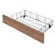 preview thumbnail 8 of 14, Full Over Twin-Twin Triple Bunk Bed with Drawers and Staircase
