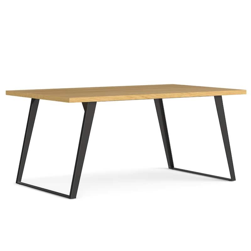 WyndenHall Mitchell 66 inch x 40 inch Rectangle Modern Industrial Dining Table - 66 inches wide