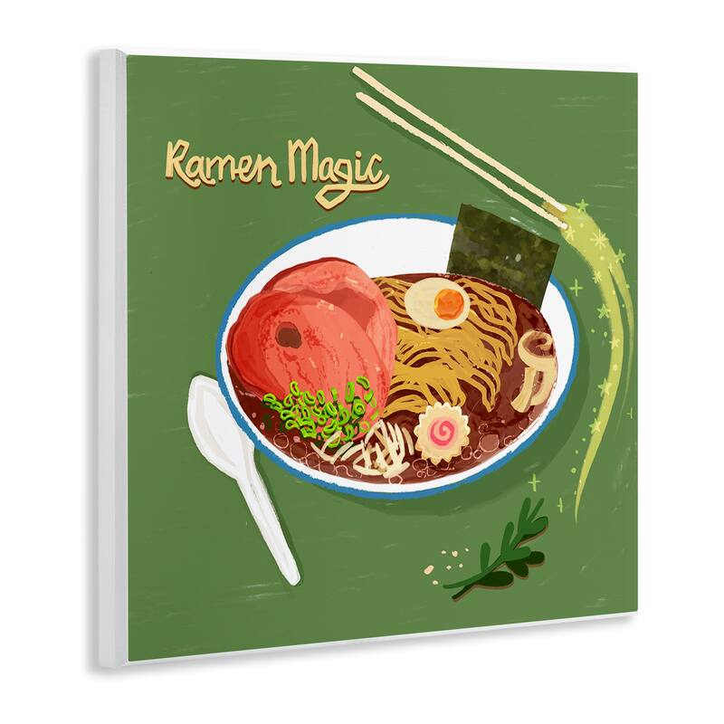 Stupell Ramen Magic International Meal Wall Plaque Art Design By Juliet Rose Philips