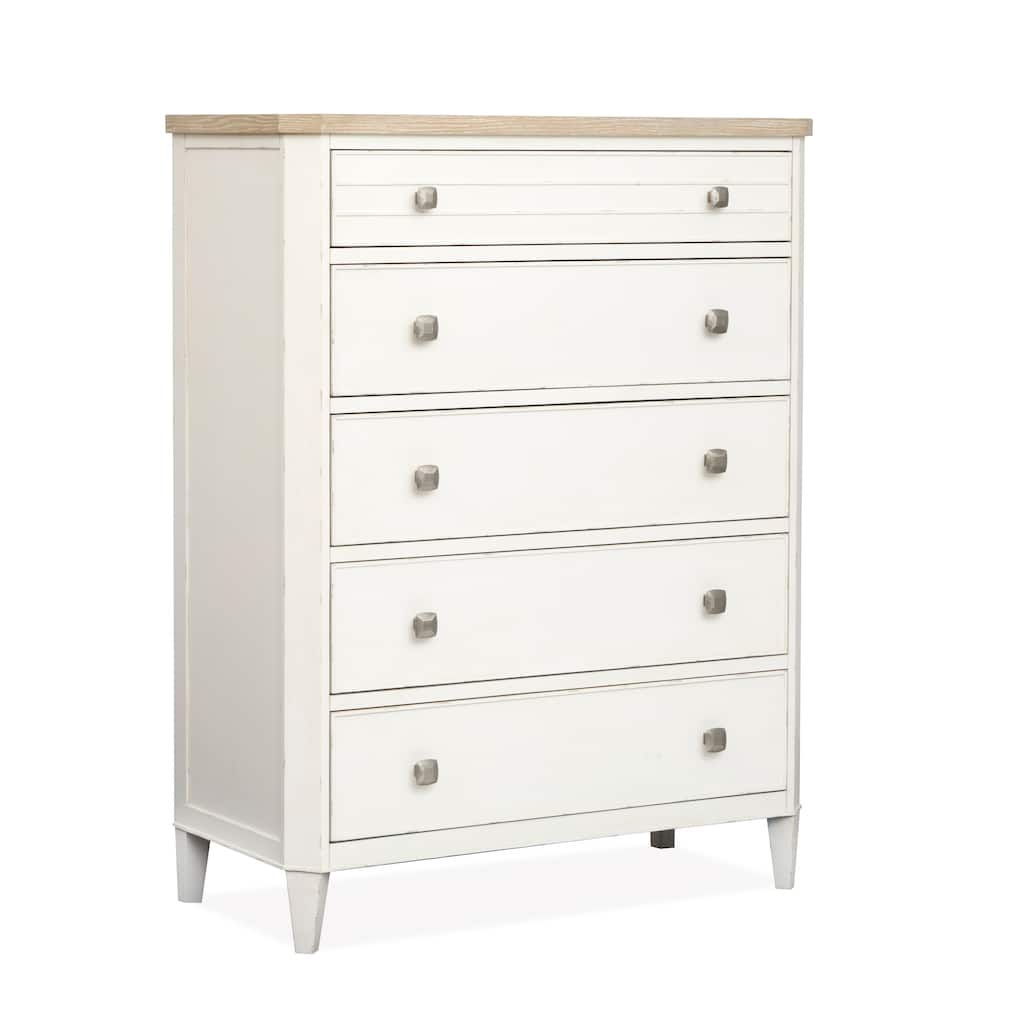 Salt Life Home Echo Isles Sea Pearl and Driftwood Drawer Chest