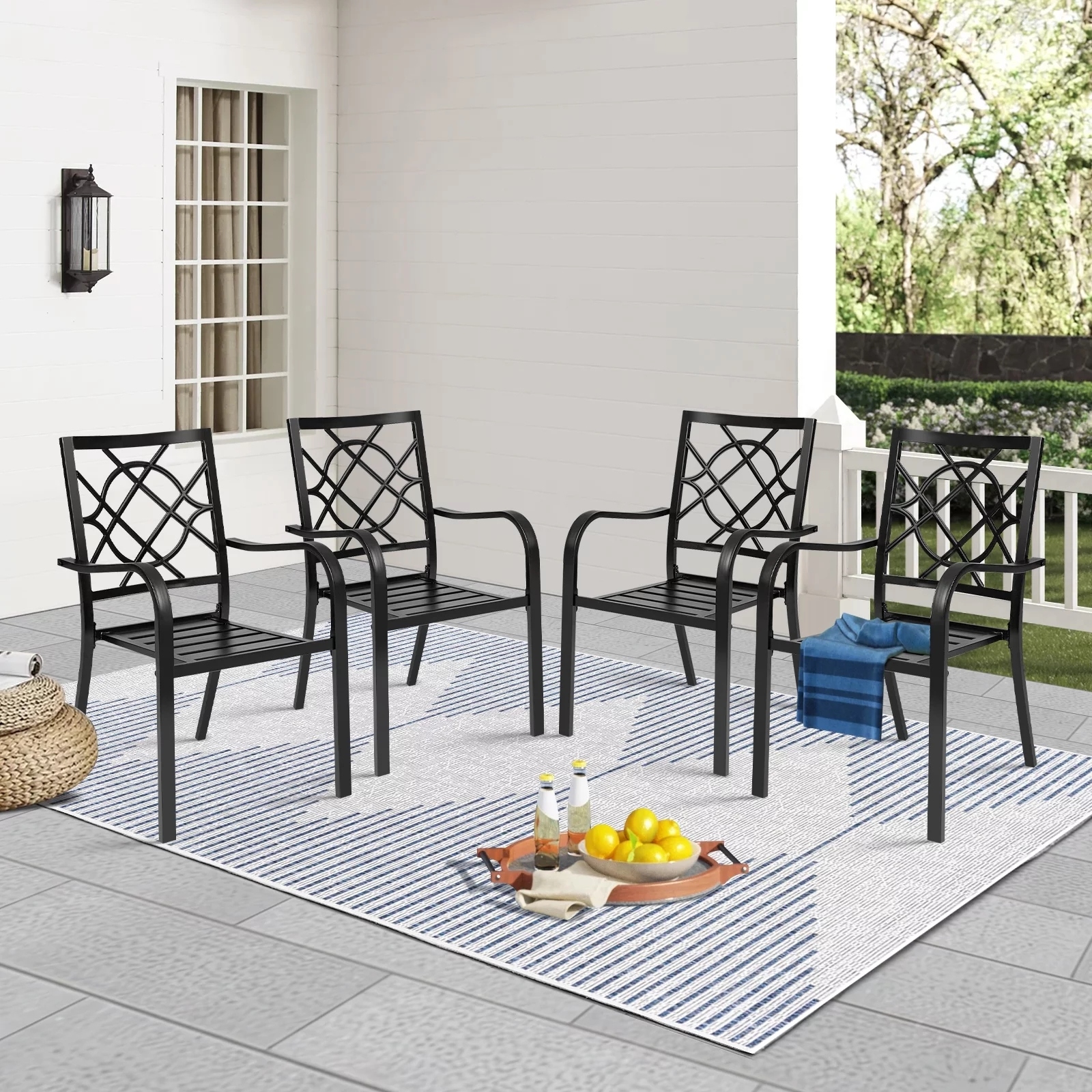 Patio Dining Wicker Patio Furniture Piece Outdoor Wicker Walmart