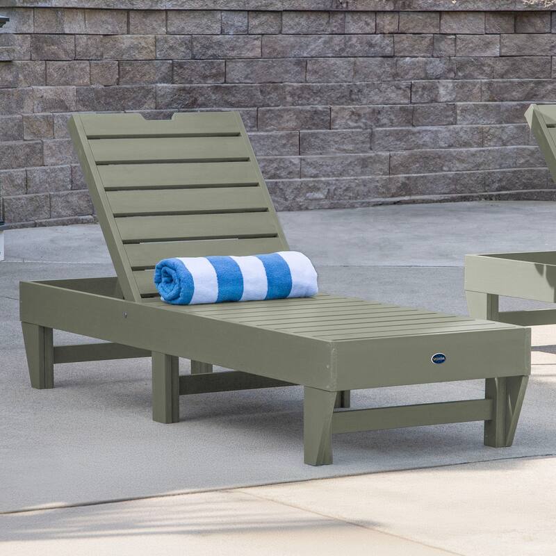 Highwood Professional Commercial Grade Pinehurst Chaise Lounge