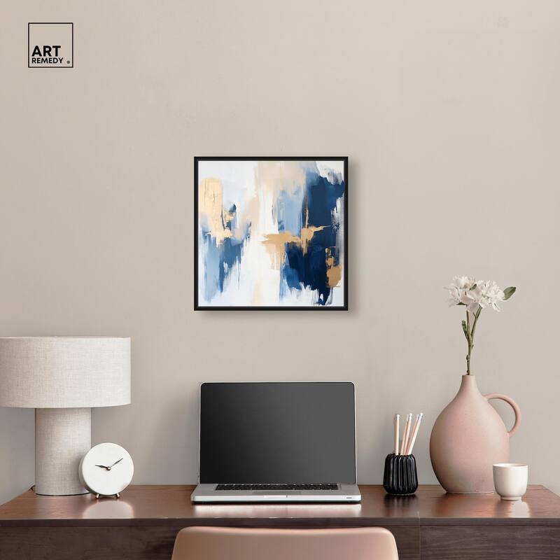 Tranquil Blue Depths II Canvas by Art Remedy
