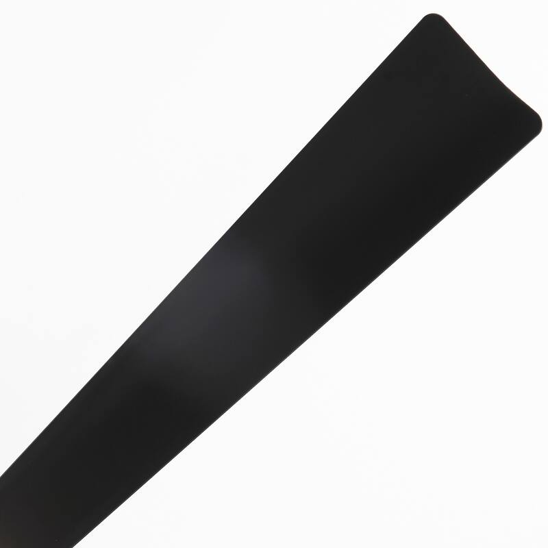 52" Modern Integrated LED Black Ceiling Fan with Light and Remote